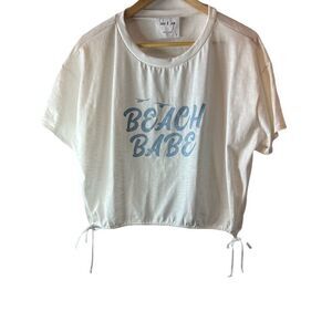 NWT SADIE & SAGE Beach Babe Graphic Tee Shirt